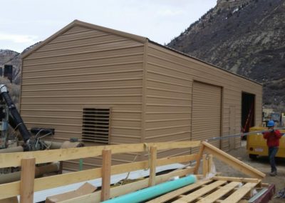 Enclosed Metal Building